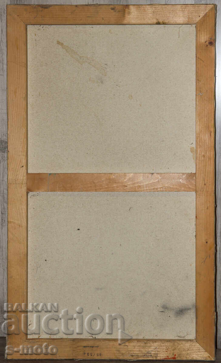 Έργο ζωγραφικής με λάδι, αφηρημένη σύνθεση - 7