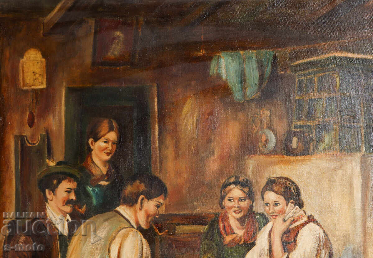 Παράδοση Έργο ζωγραφικής με λάδι, εικονιστική σύνθεση