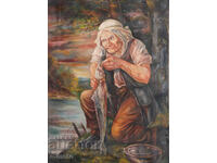 Έργο ζωγραφικής με λάδι, εικονιστική σύνθεση