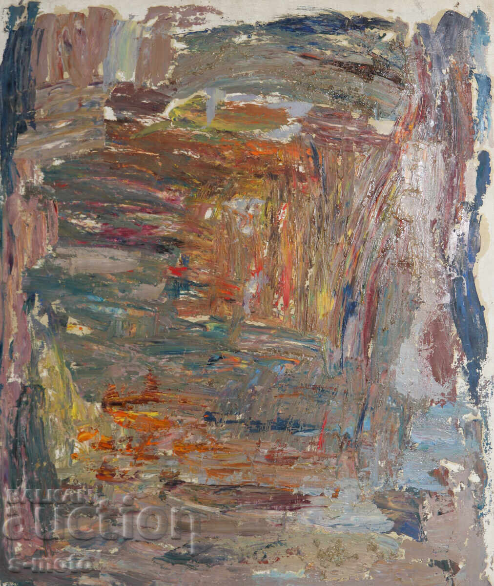 Auction  Oil painting abstract composition