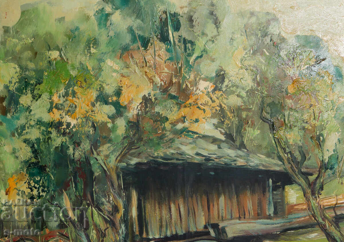 Delivery of Hristo Radev (1936 - 2017) oil paints landscape