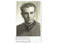 Old Photo of a Military Officer in Studio Fotomarkaryan Shumen E656