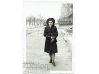 1941 SMALL OLD PHOTO SOFIA YOUNG WOMAN ON A WALK E658