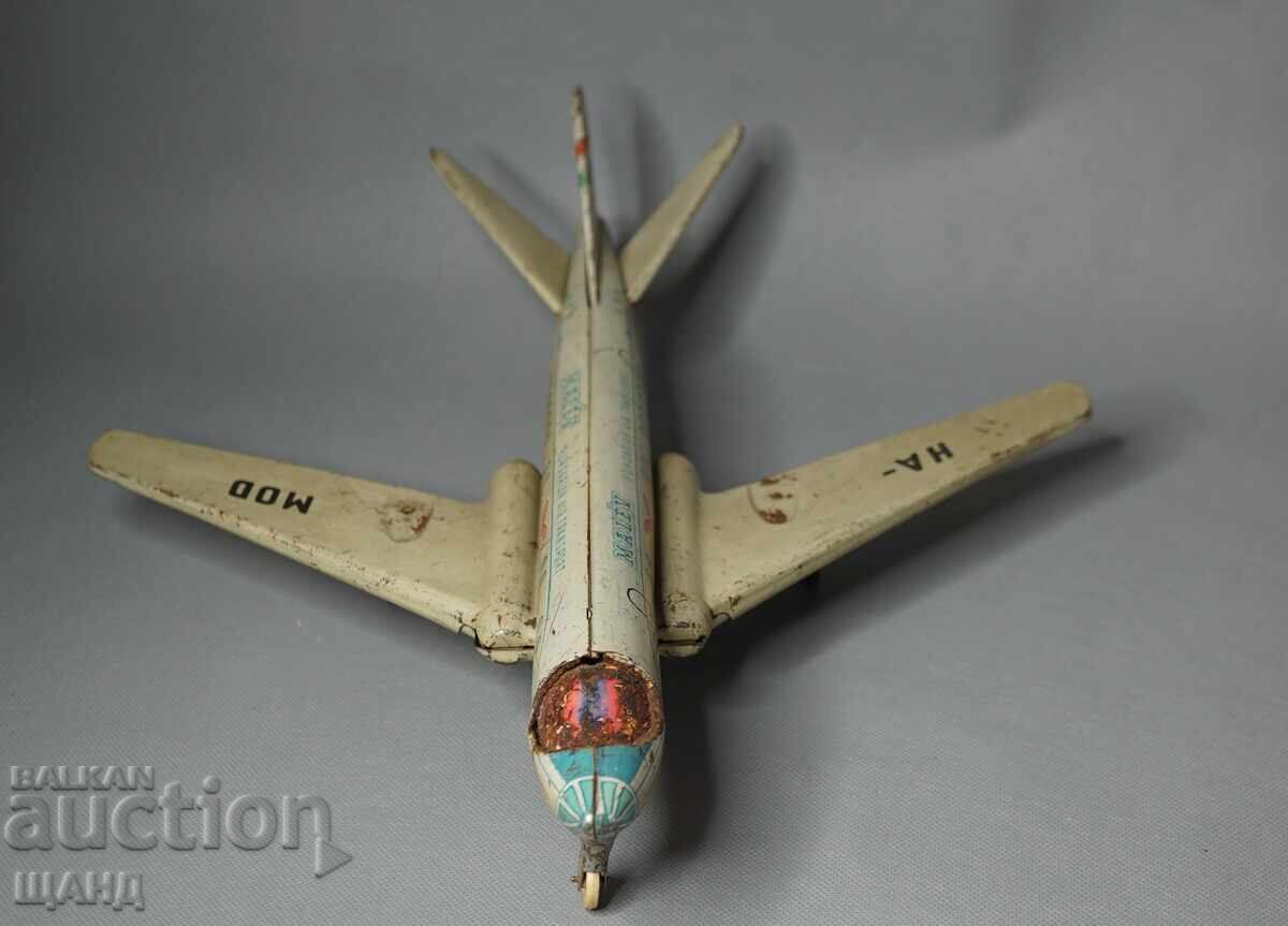 TU 104 MALEV Παλιό Ουγγρικό μεταλλικό παιχνίδι μοντέλο αεροπλάνου με τιμή 25.35 BGN | € 12.96