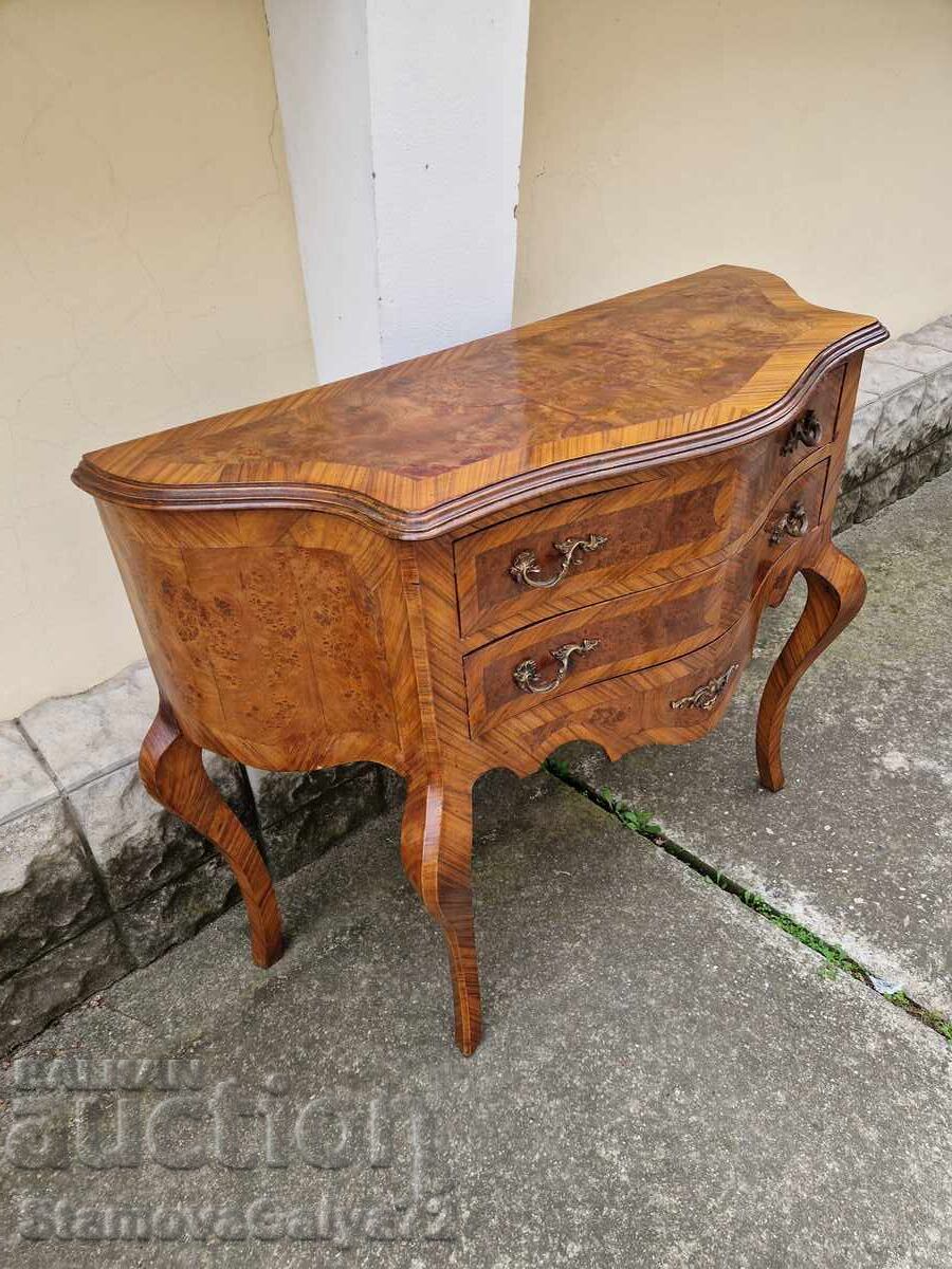 Delivery of Beautiful Antique French Chest of Drawers, Solid Wood, Inlay