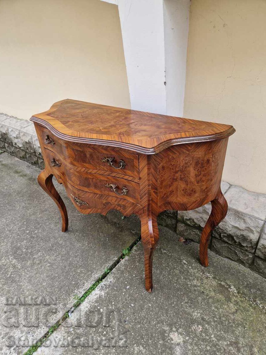 Beautiful Antique French Chest of Drawers, Solid Wood, Inlay - 5