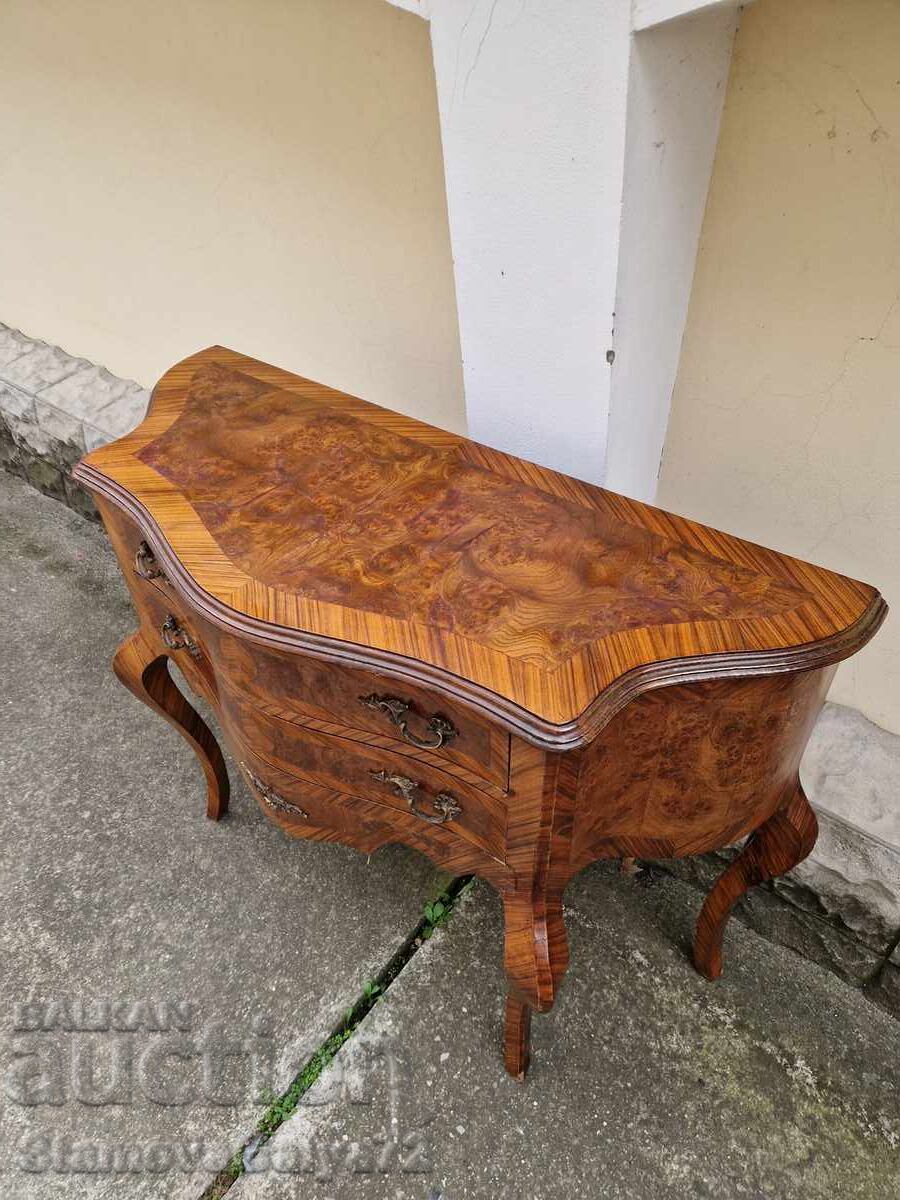 Beautiful Antique French Chest of Drawers, Solid Wood, Inlay - 6