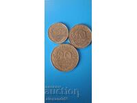 Franța 5, 10, 20 centime Republica a V-a