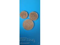 Franța 5, 10, 20 centime Republica a V-a