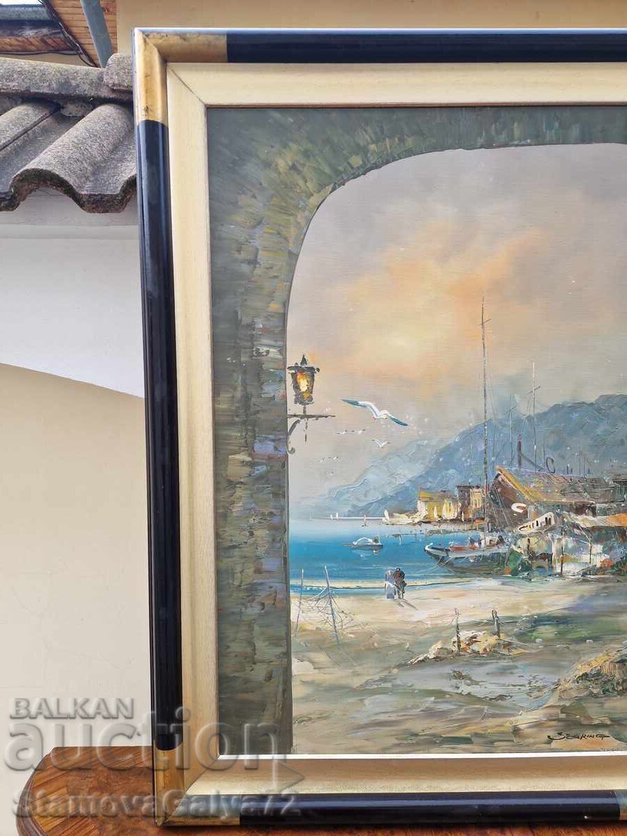 Unique masterful original large painting oil on canvas - 5
