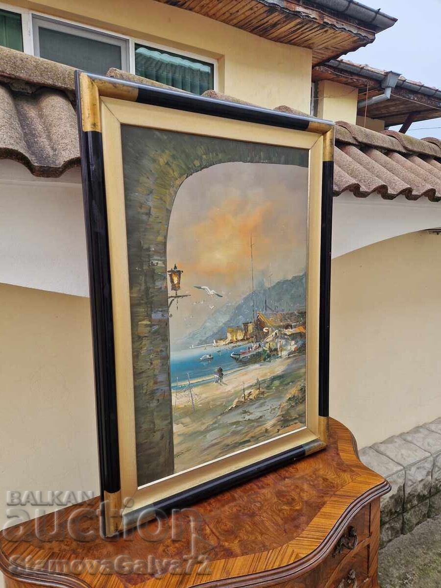 Tablou de maestru unic, original, mare, ulei pe pânză - 6
