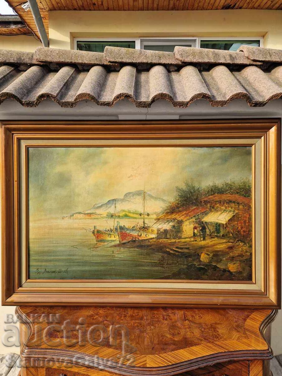 Tablou unicat, imens, de maestru, ulei pe pânză cu preț € 253.09 | 495.00 BGN