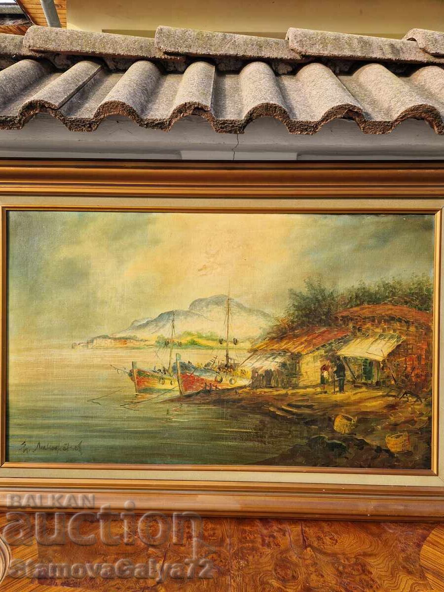 Licitație Tablou unicat, imens, de maestru, ulei pe pânză