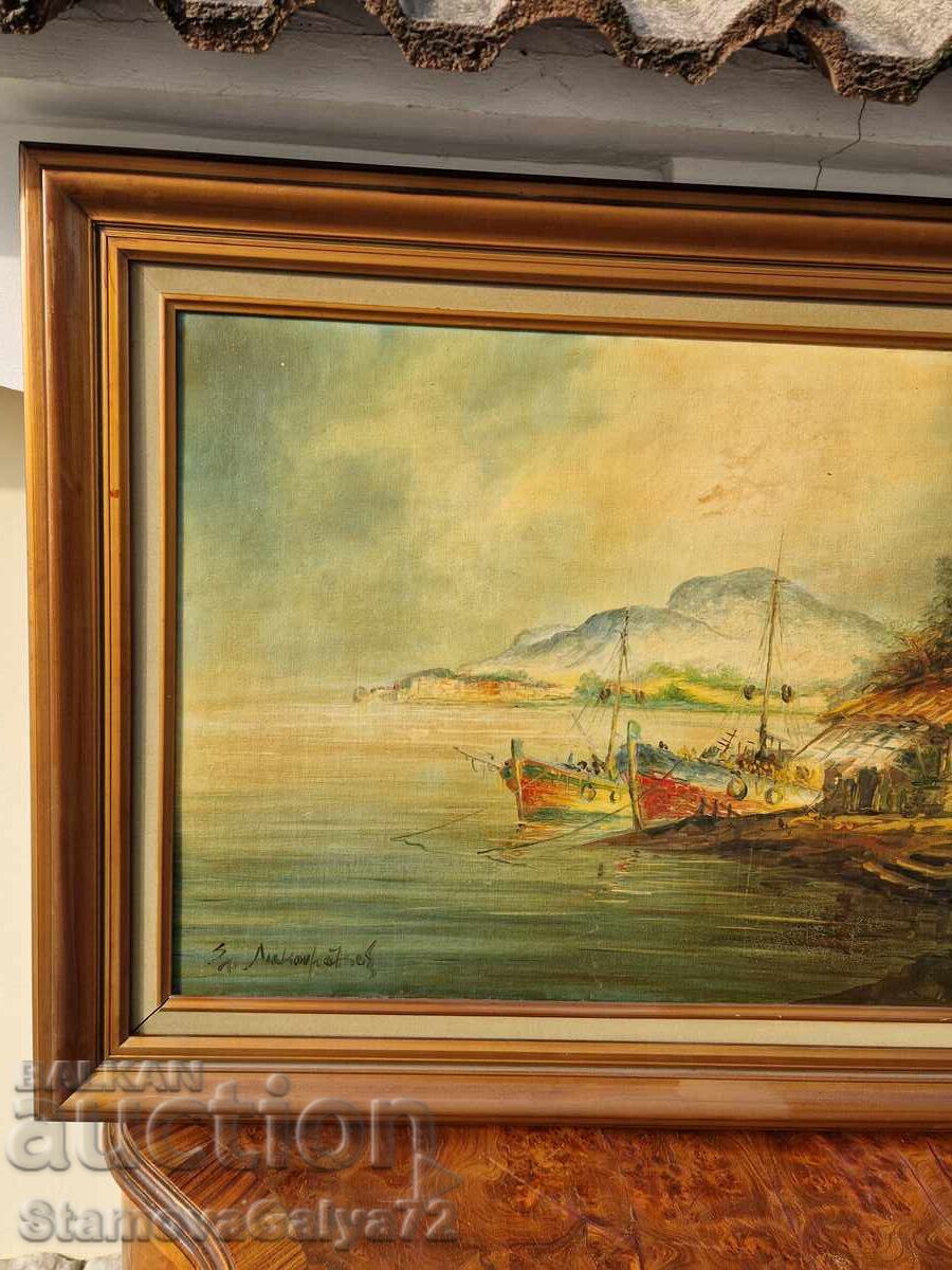 Livrarea Tablou unicat, imens, de maestru, ulei pe pânză