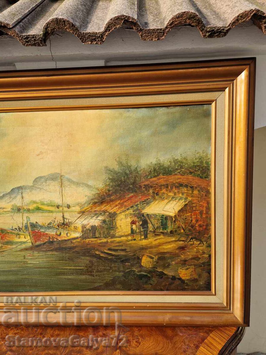 Tablou unicat, imens, de maestru, ulei pe pânză - 5