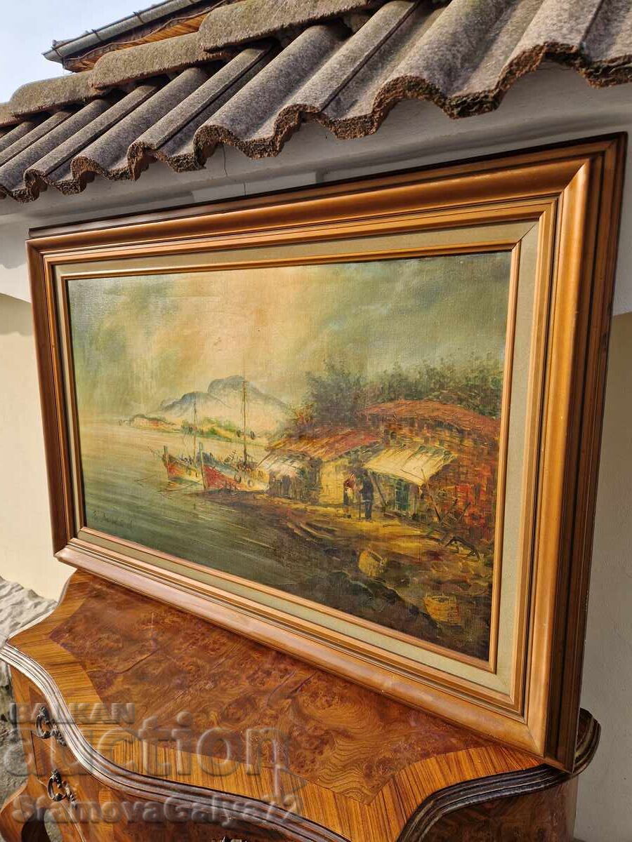 Tablou unicat, imens, de maestru, ulei pe pânză - 6