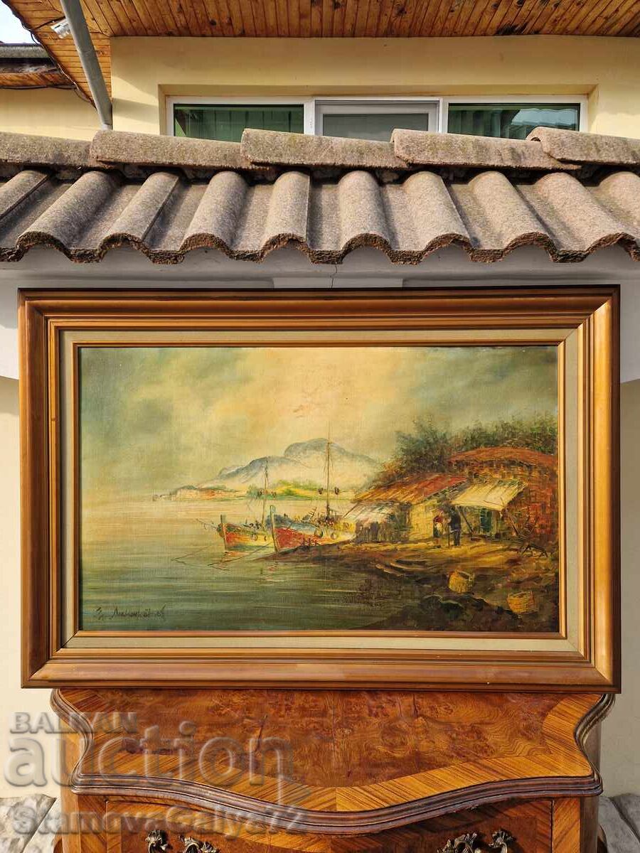 Tablou unicat, imens, de maestru, ulei pe pânză