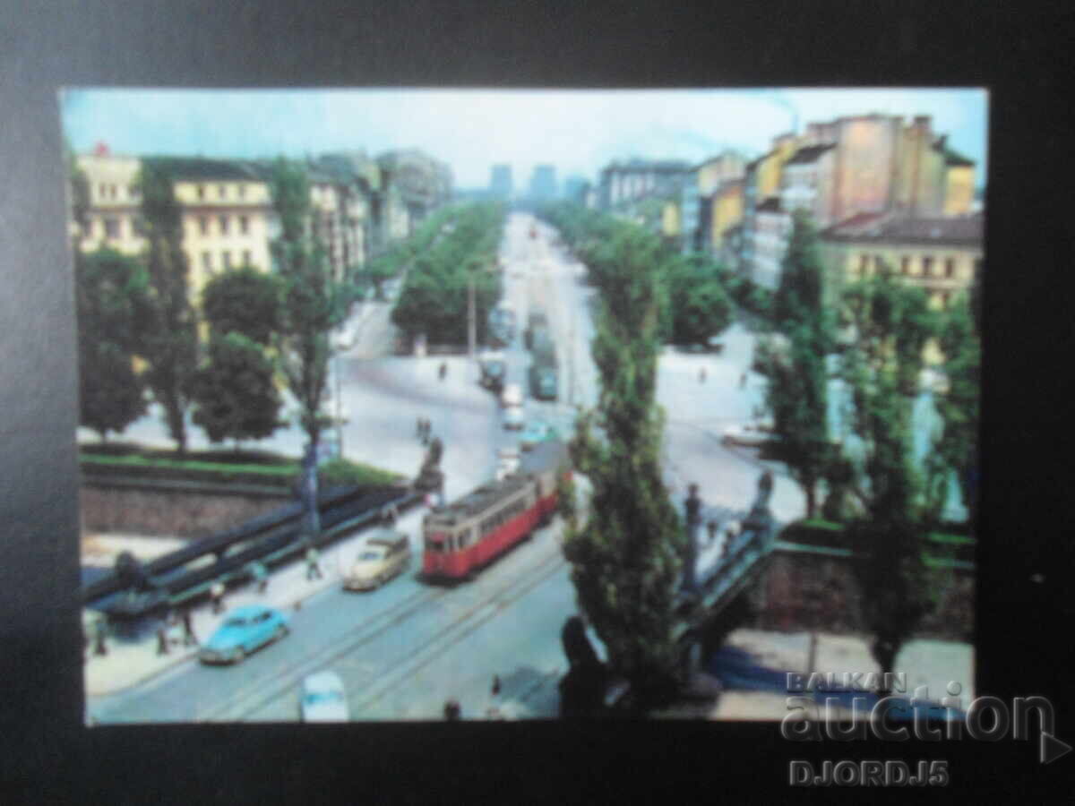 СОФИЯ - булевард "Георги Димитров", Стара картичка
