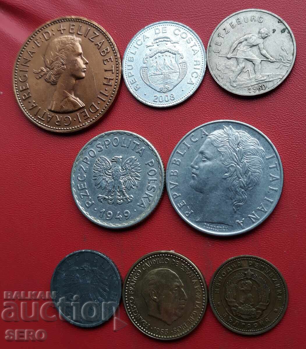 Μικτή παρτίδα 8 νομισμάτων με τιμή 1.01 BGN | € 0.52