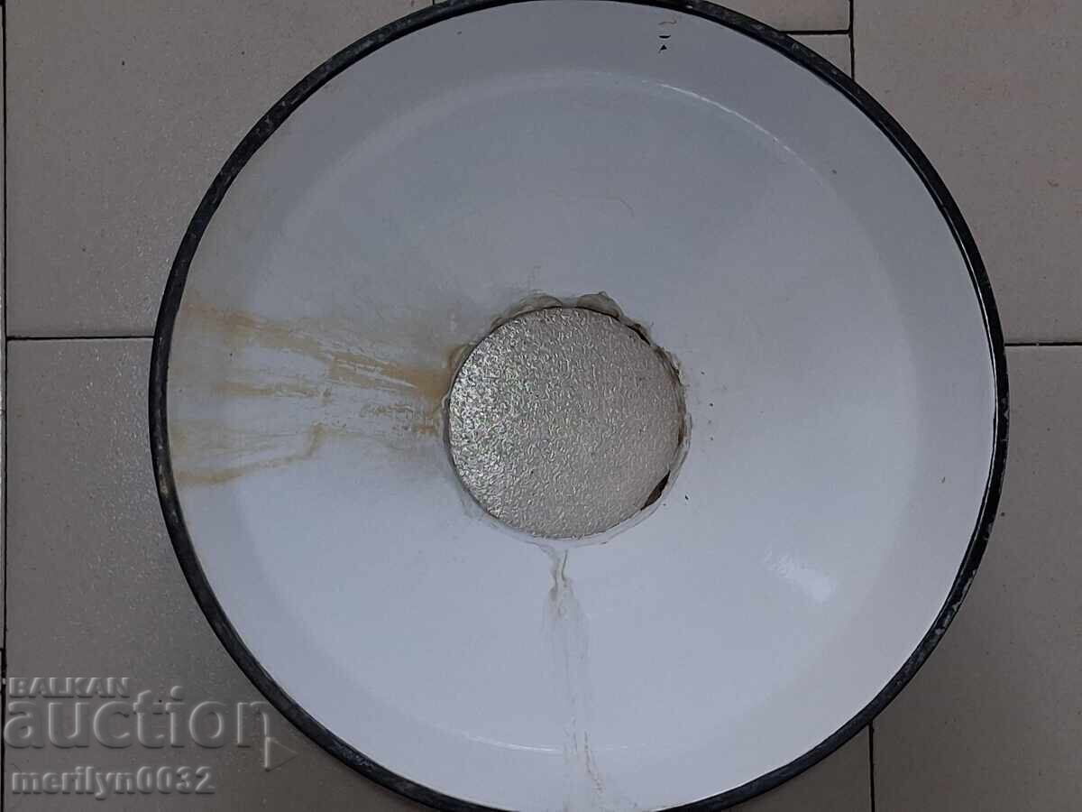 Παράδοση Dvustranός εμαγιέ ρεφλέκτορας λάμπα εμαγιέ 60-70-τα χρόνια Παράδοση Dvustranός εμαγιέ ρεφλέκτορας λάμπα εμαγιέ 60-70-τα χρόνια