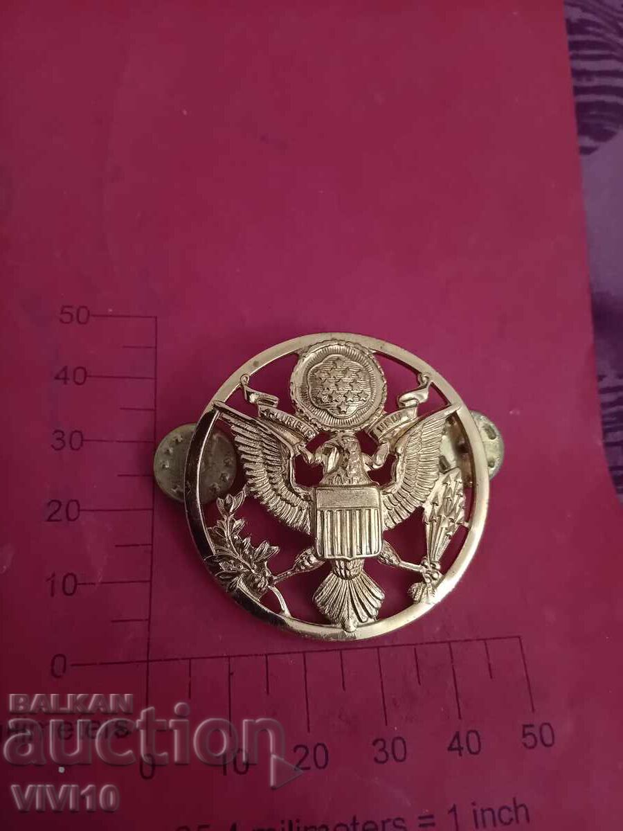 Σήμα καπέλου αξιωματικού, Αμερική Σήμα καπέλου αξιωματικού, Αμερική