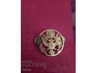 Officer's Hat Badge, America