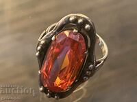 Inel argint vechi Rus / Sovietic ArtDeco