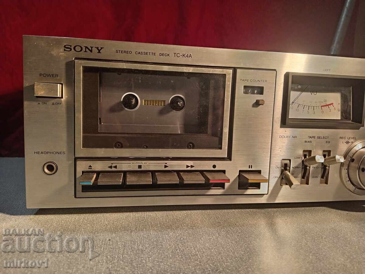Στερεοφωνικό κασετόφωνο SONY TC-K4A με τιμή 120.00 BGN | € 61.36 Στερεοφωνικό κασετόφωνο SONY TC-K4A με τιμή 120.00 BGN | € 61.36