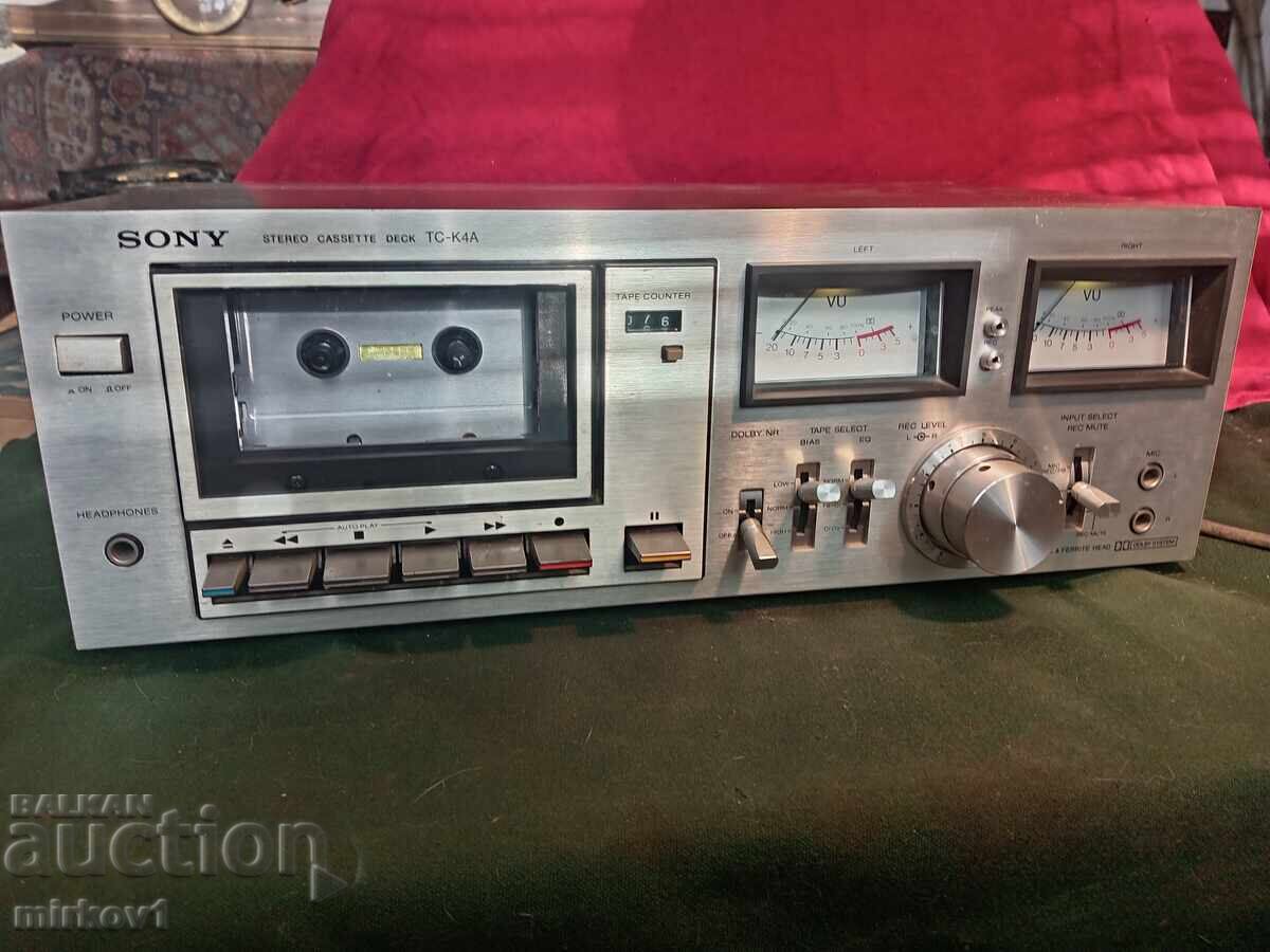 Στερεοφωνικό κασετόφωνο SONY TC-K4A Στερεοφωνικό κασετόφωνο SONY TC-K4A