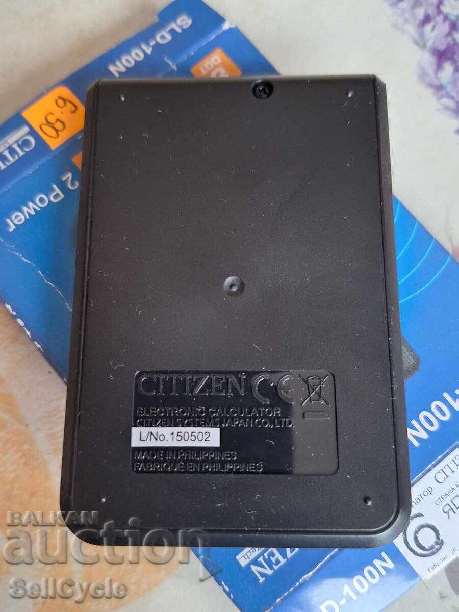 ✅CITIZEN SLD-100N CALCULATOR❗ with price 2.00 BGN | € 1.02