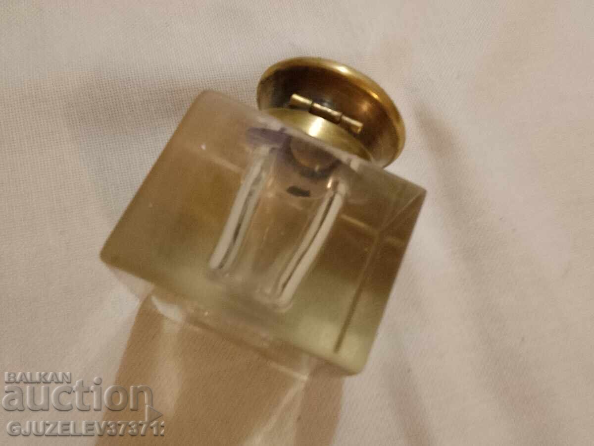 Μελανωτήριο κρυστάλλινο γυαλί ορείχαλκος 19ος αιώνας - 6