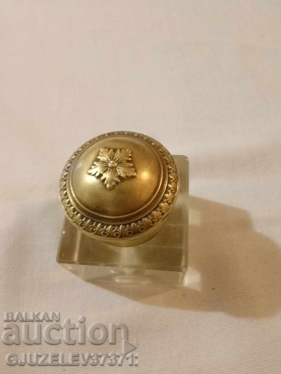 Μελανωτήριο κρυστάλλινο γυαλί ορείχαλκος 19ος αιώνας - 7