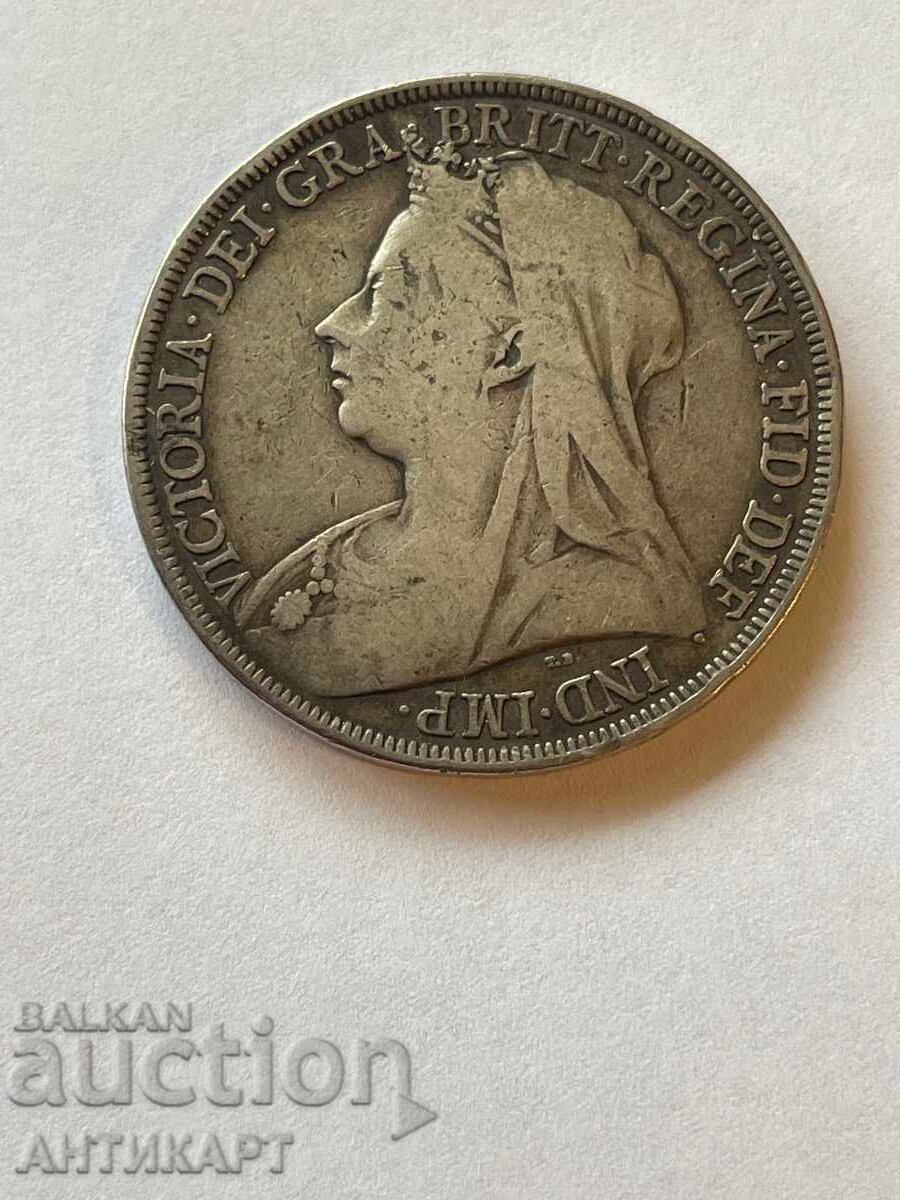 #1 England Victoria Silver Coin Crown 1896 Silver with price 109.00 BGN | € 55.73