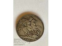 #1 England Victoria Silver Coin Crown 1896 Silver