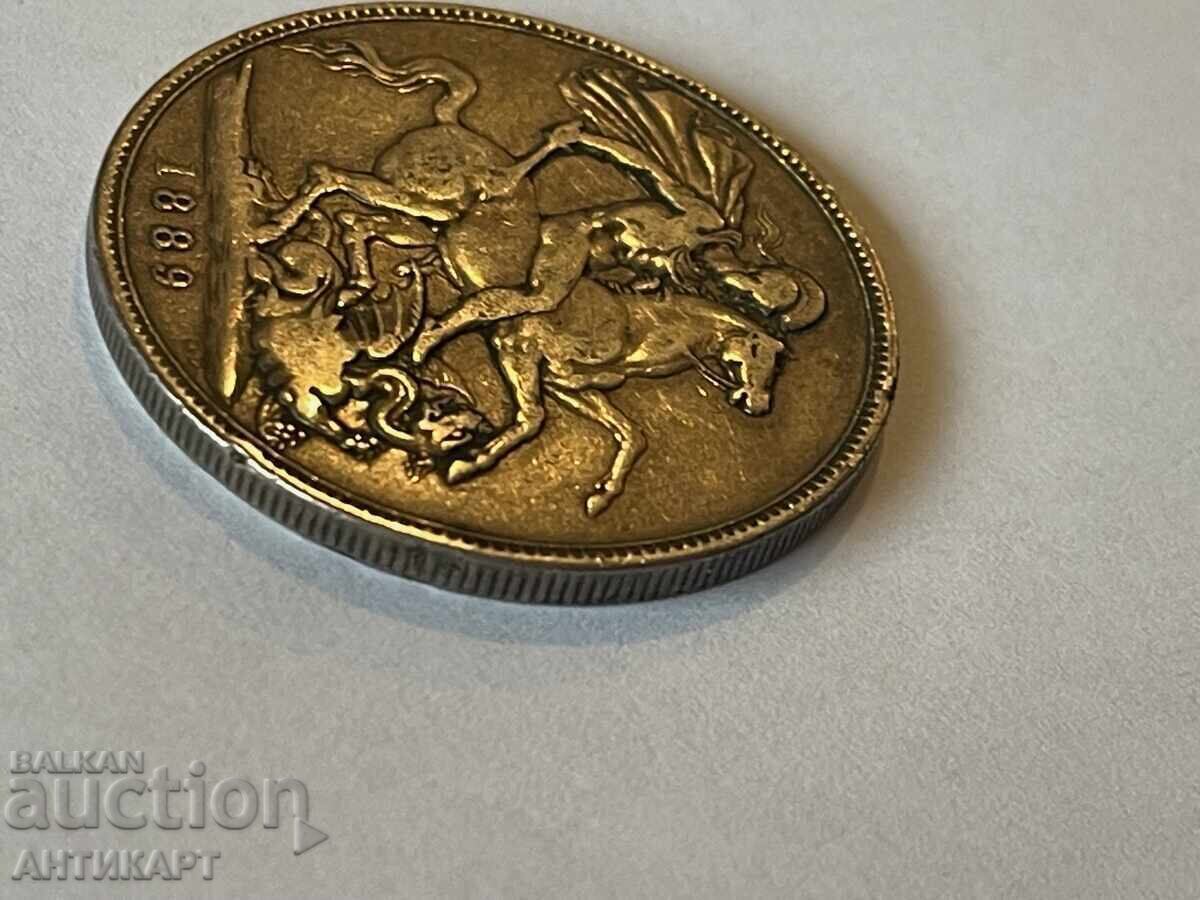 Δημοπρασία Αγγλία Βικτώρια ασημένιο νόμισμα crown 1889 ασήμι Δημοπρασία Αγγλία Βικτώρια ασημένιο νόμισμα crown 1889 ασήμι