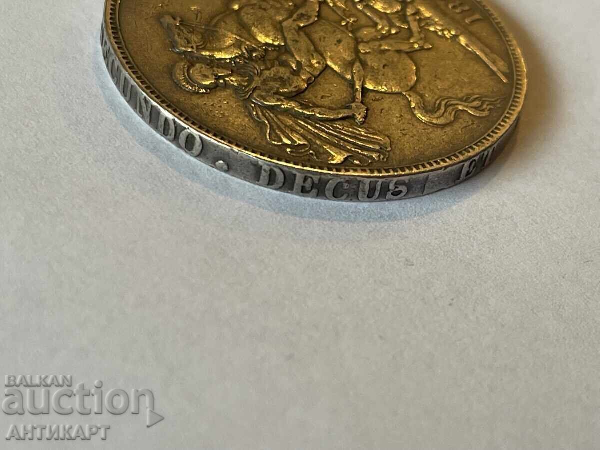 Auction England George IV Silver Crown Coin 1821 Silver Auction England George IV Silver Crown Coin 1821 Silver