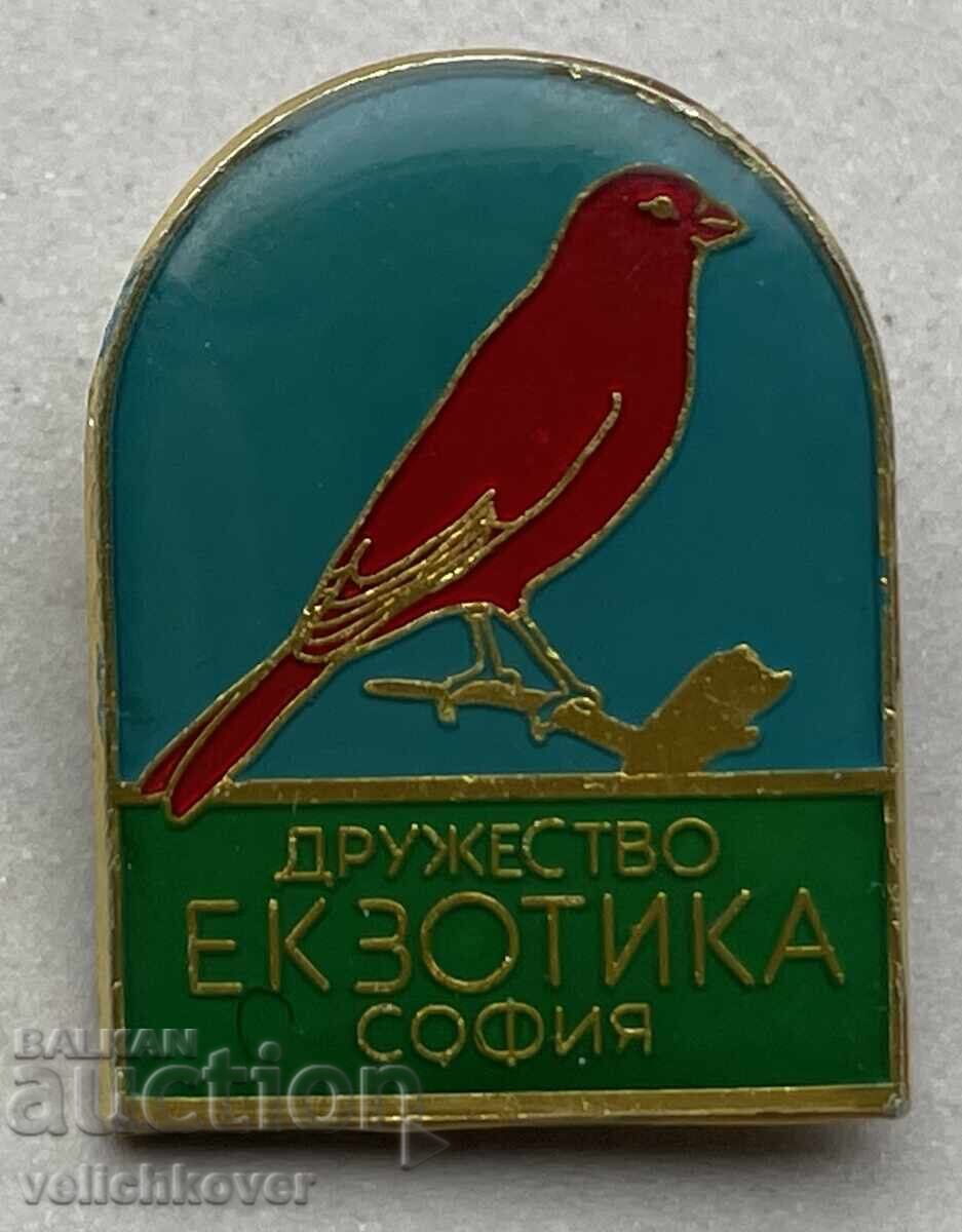 42303 Bŭlgariya znak Druzhestvo Exotica pentru canari papagali