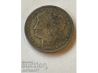 USA Rare Silver Coin 1 Dollar 1890 Silver Original