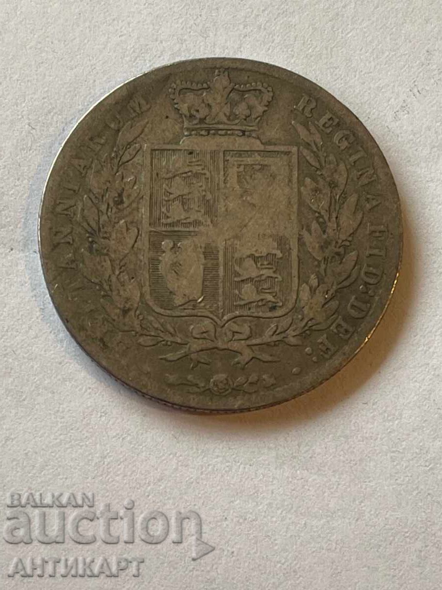 England Victoria silver coin half crown 1877 silver with price 36.00 BGN | € 18.41