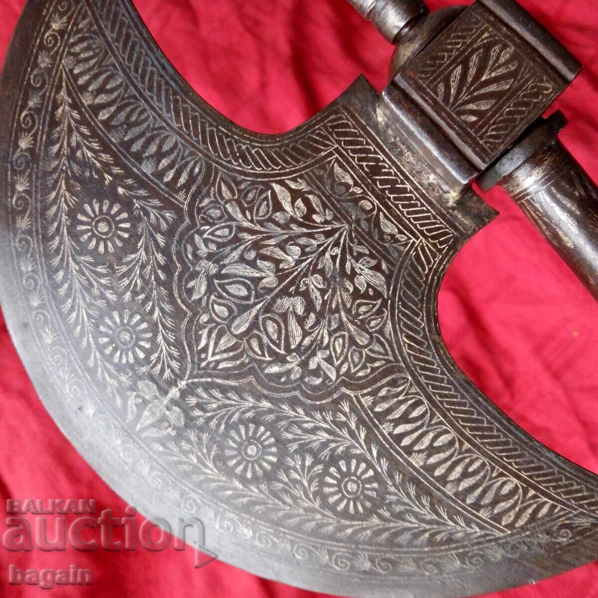 Dervish battle axe with silver inlay with price 600.00 BGN | € 306.78 Dervish battle axe with silver inlay with price 600.00 BGN | € 306.78