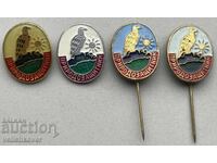 42315 Bulgaria 4 different stamps Environmentalist 80s