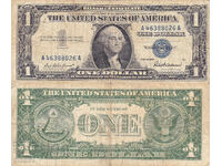 tino37- SUA /USA/ - 1 DOLAR -/CERTIFICAT DE ARGINT/ - 1957