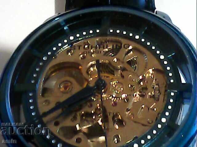 Frumos ceas automatic Stuhrling Original, funcționează perfect - 6