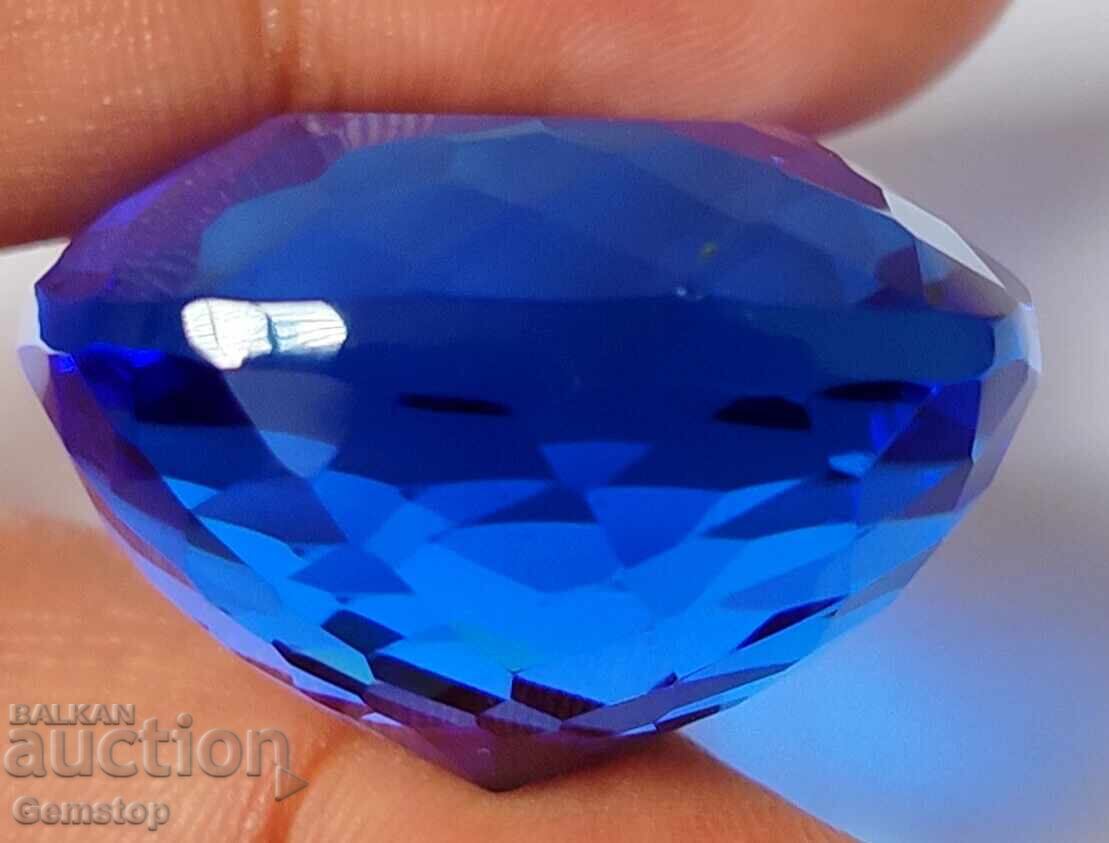 Auction  BZTs! 101.45 ct Natural Tanzanite Cushion Cut Certified VGTL from 1st!