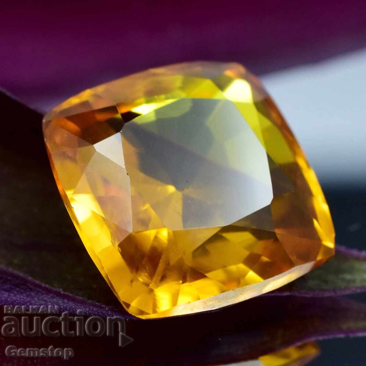 Auction  BZC! 6.80 ct Natural Cushion Sapphire Cert. AGL from 1st!