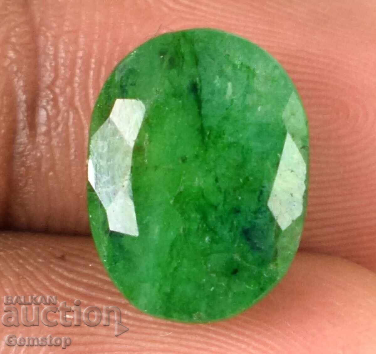 ΒΖC! 12.40 καρατίων φυσικό σμαράγδι οβάλ πιστοποιημένο IGL από 1st! με τιμή 0.01 BGN | € 0.01
