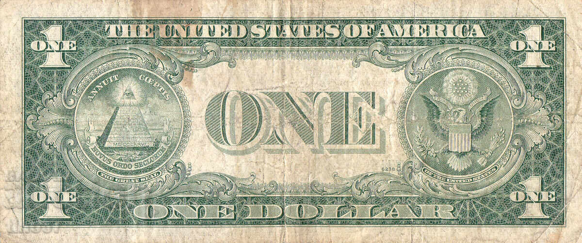 Auction tino37 - USA /USA/ - 1 DOLLAR - /SILVER CERTIFICATE/ - 1935 Auction tino37 - USA /USA/ - 1 DOLLAR - /SILVER CERTIFICATE/ - 1935