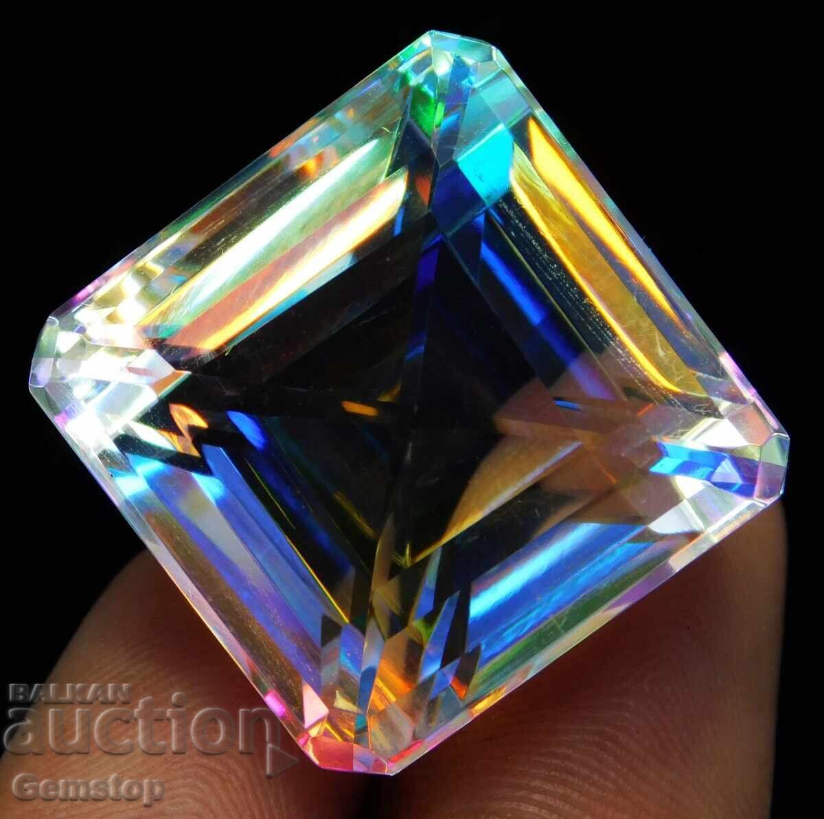 Παράδοση ΒΖΤ! 68.55 καρατίων φυσικό μυστικό τοπάζι πιστοποιημένο VGTL από 1ο!