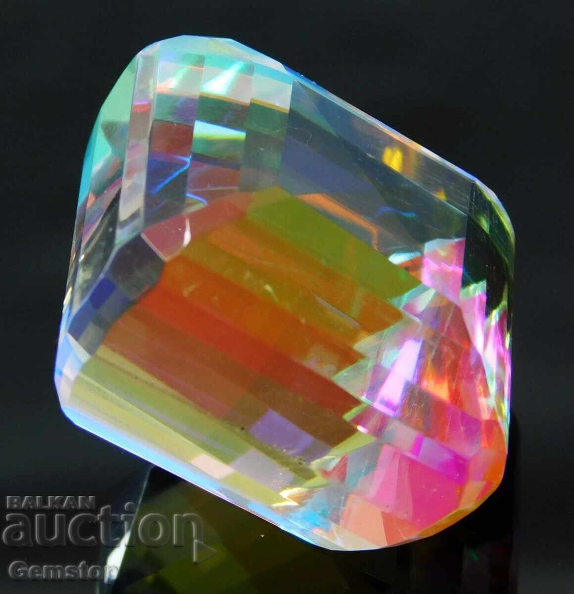 ΒΖΤ! 68.55 καρατίων φυσικό μυστικό τοπάζι πιστοποιημένο VGTL από 1ο! - 6