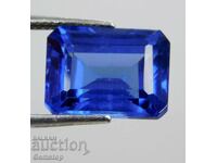 BZTs! 8.10 ct natural benitoite emerald cert. VGTL from 1st!